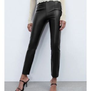 NWT Zara Leather Pants